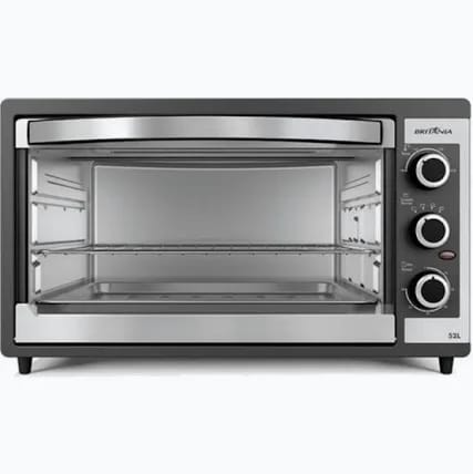 Forno elétrico de bancada em aço inoxidável